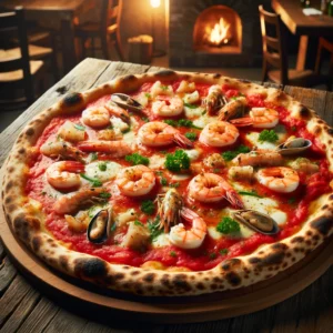 Pizza Fruits de mer Méga